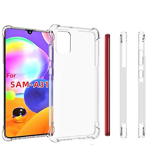 Anti-Shock TPU Case for Samsung Galaxy A31 Transparent