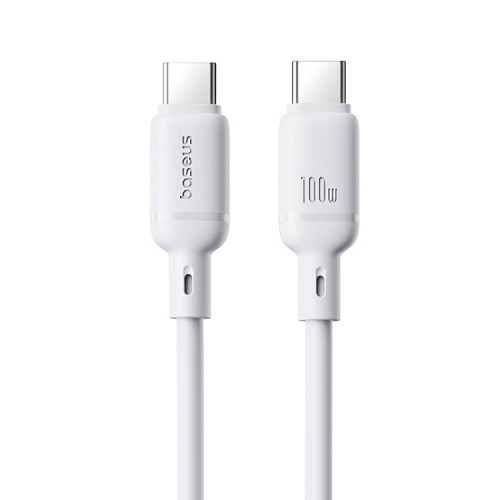 Baseus Cable USB-C to USB-C Silky Series 1.0m 100W White