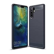 [7426825363053] Carbon Case Flexible Cover TPU Case for Huawei P30 blackMain color: Black