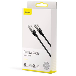 [6953156220683] Baseus Type-C - Lightning Cable Fish eye 18W 1m Black (CATLYY-01)
