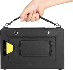 Ulefone Armor Pad 2 Tablet Carry Case Armor Holster Pro, 4-in-1 Multi-Purpose, Portable Carrying Holster Case with Kickstand, Hand Strap, Shoulder Strap for Ulefone Armor Pad 2 Rugged Tablet