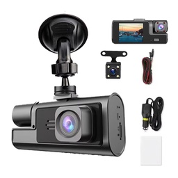 A22 1080P Triple Lens Car Driving Recorder Night Vision WiFi Dash Cam with Rearview Backup Camera