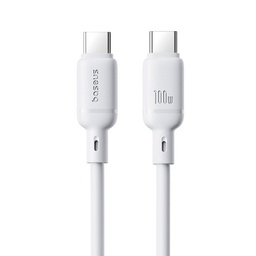 Baseus Cable USB-C to USB-C Silky Series 1.0m 100W White